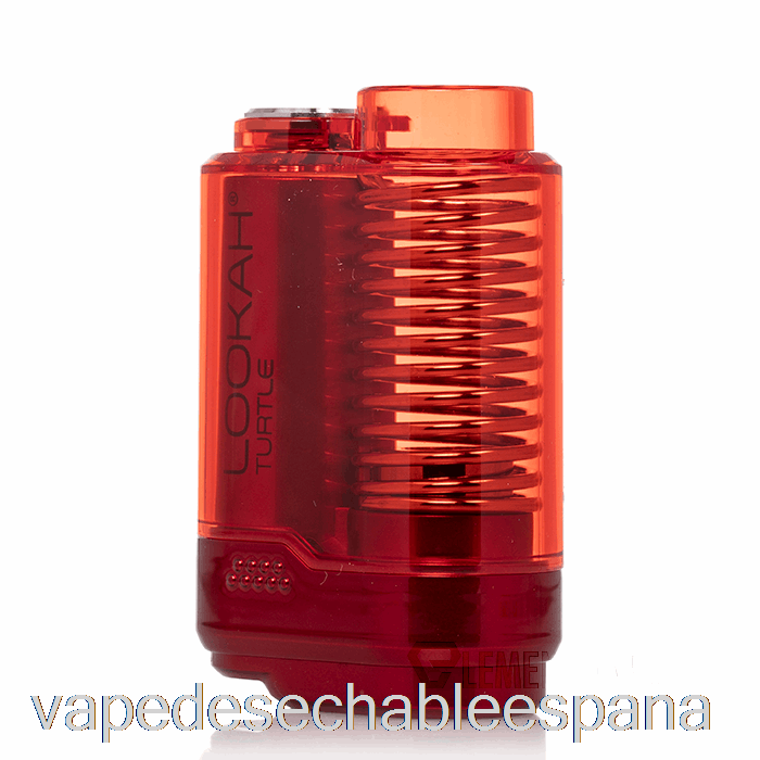 Vape Desechable España Lookah Tortuga 510 Bateria Rojo